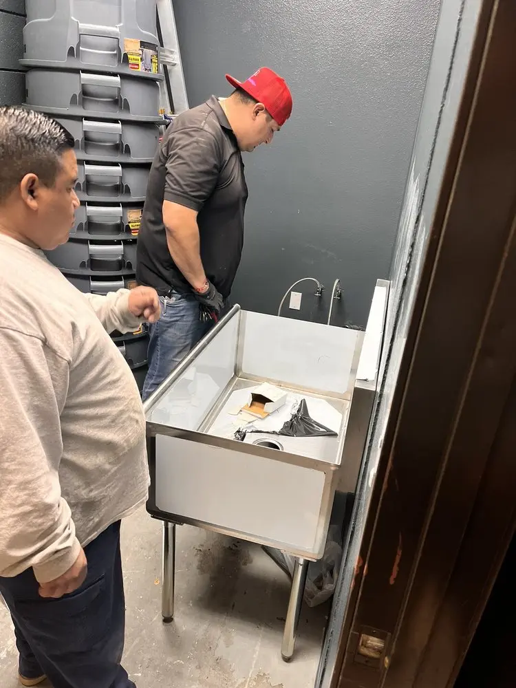 Commercial plumbing and sink installation in Beach Point